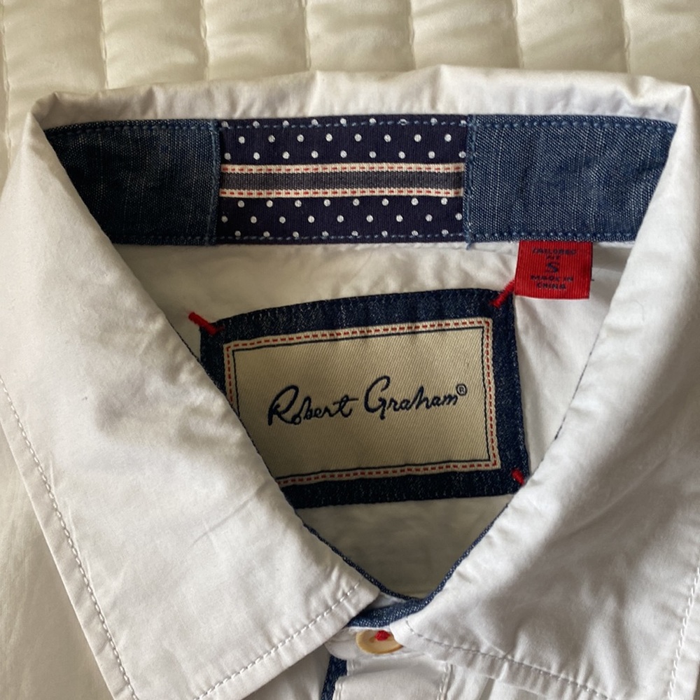 Robert Graham White Button Down. Size Small - image 5